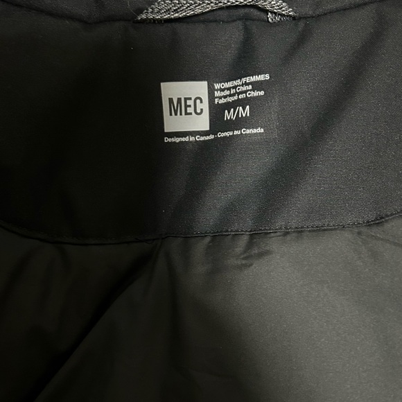 Women’s Long Black Winter Coat-medium Mountain Equipment Co op. - Picture 3 of 9